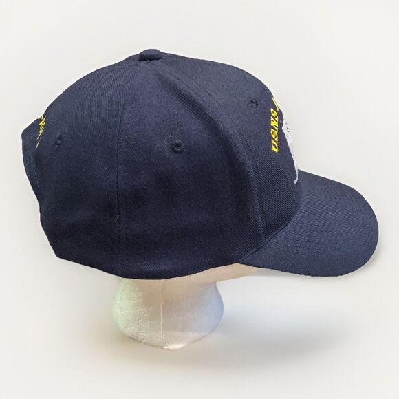 USNS Arctic T-AOE-8 Hat KC Caps Wool Blend Polar Bear Navy Snapback OSFM - Picture 7 of 10